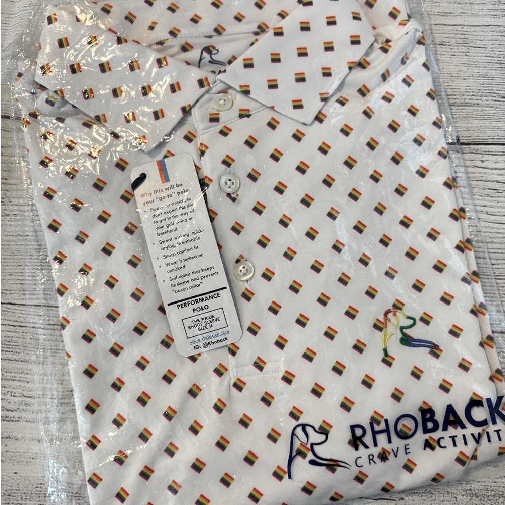 Rhoback performance polo The Pride